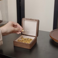 Original Chinese Style Solid Wood Storage Box Gold Storage Gold Bar Special Storage Box Hardware Jew