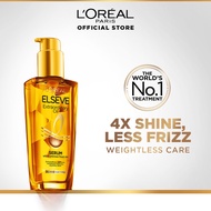 L’Oréal Paris ELSEVE Extraordinary Oil Gold 4x Shine Smoothen Hair Serum Hair Treatment 100ml for Al