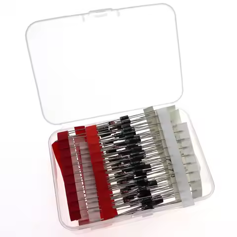 100/200PCS Rectifier Diode Schottky Diode Kit 1N4007 1N4148 1N5408 1N5819 1N5822 1N4001 1N4004 1N540