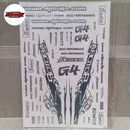 STIKER RC DRIFT SCALE 1/10 TAMIYA SAICA BOMEX