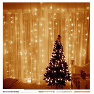 Flashing led curtain light 3m x 3m 12 strings