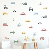 Car Airplane Cartoon Wall Stickers Children's Bedroom Decoration Stickers