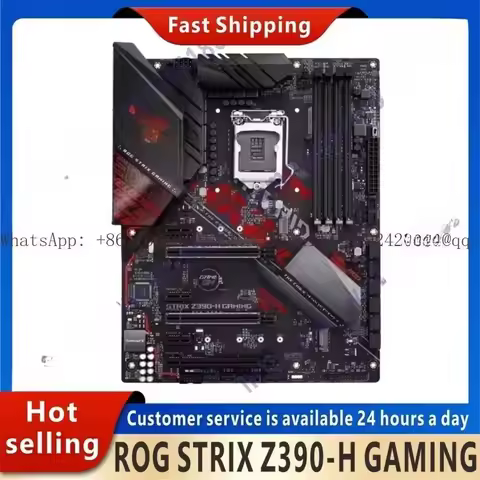 Used ROG STRIX Z390-H GAMING desktop computer Z390 Z390M DDR4 motherboard LGA 1151 i7/i5/i3 USB3.0 S