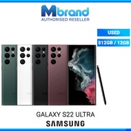 Samsung Galaxy S22 Ultra 5G 512GB + 12GB RAM 108MP 6.8 inches Android Handphone Smartphone Used 100% Original