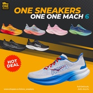 Running Shoes Hoka Mach 6 Sneakers Lightweight Tight Comfortable To Wear There Is A Box.