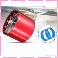 [ChiwanjicdMY] 64.5mm x 50mm Air Intake Turbo Charger Fuel Supercharger Saver Fan Aluminum