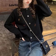 Casual Plain Pattern Cardigans for Women LNA71469 Cardigan Kasual Polos dengan Pola untuk Wanita LNA