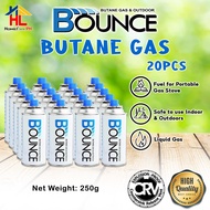 Bounce Butane Gas & Outdoor 250g Set 20pcs CRV