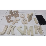 Raised Wooden Letters/Numbers (3D)