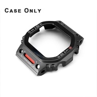 For Casioak G-SHOCK DW5600 DW5610 GWM5610 Mod Kit Metal Bezel Case Frame Band Stainless Steel Strap Replacements with Tools