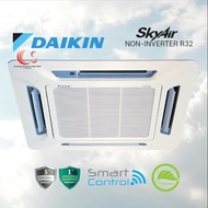 Daikin Cassette Non Inverter R32 1.0HP FFC25A/RC25A Air Conditioner/ Aircond