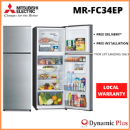 [BULKY] Mitsubishi MR-FC34ET 2 Doors Top Freezer Fridge 287L