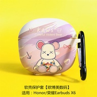 Ốp Lưng Silicon Mềm Honor Earbuds X6 Bluetooth Ốp Lưng Bảo Vệ Cho Tai Nghe Bluetooth Honor Earbuds X