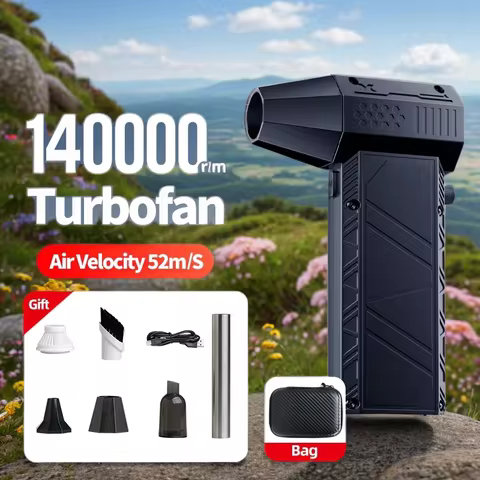 X6 Turbo Jet Fan 200W High Power 53M/S Wind Portable Turbo Fan 140000RPM Mini Turbo Jet Fan Handheld