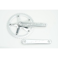 SKEACE Crankset Square Hole Alumniun Alloy SKE Crankset Fixed Gear Crank 48T 165mm BCD144 Single Spe