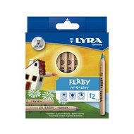 【德國LYRA】 三角原木色鉛筆(12cm)12色