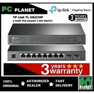 TP-LINK 8-PORT POE GIGABIT + 2 SFP SWITCH (T1500G-10PS)(TL-SG2210P)