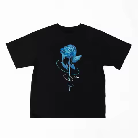 Ado Merch T-shirt Men Short Sleeve Tee Unisex Tops Clothes Causal Female Y2K Tops