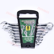 PROMO !!! Kunci Ring Set 8 pcs VICTORY Double Offset Ring Spanner Set Kunci Ring + KUNCI RING PAS SE