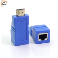 【IS】 For HDMI Extender 4k RJ45 Ports LAN Network Extension Up To 30m Over CAT5e / 6 UTP LAN Ethernet Cable for HDTV HDPC