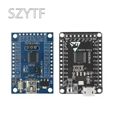 N76E003AT20 Microcontroller Development Board N76E003 51 C51 Expansion Board 8051 Core System Board 