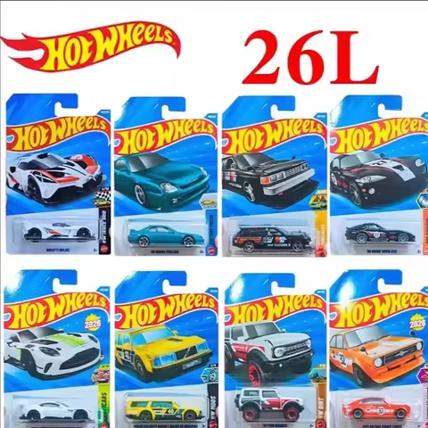 Original Hot Wheels 1/64 Mainline Series 2026 L Case MAD MANGA BUGATTI BOLIDE NISSAN Collection Car 