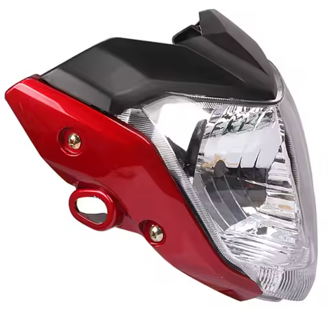 X38A-Motorcycle Headlight Head Light Lamp With Bulb Bracket Assembly For FZ16 YS150 FZER150 FZER 150