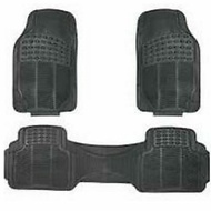 3-Piece 2-Row Hilux DC Car Rubber Mat