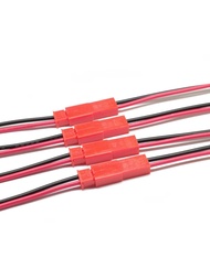4 คู่ สายไฟ JST 2PIN สายยาว 10cm สายเชื่อมต่อหัว JST  จำนวน 4คู่