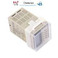 CHAMPIONO Time Relay, 24VAC/DC 0.01S-9999H Digital Time Relay, Precision Timing LCD Display DH48S-2Z