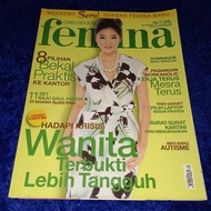 Majalah FEMINA no.16 apr 2009 cover:DOMINIQUE