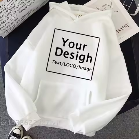 Custom Print Diy Text Logo Picture Hoodies Women Custom Hoodie Customize Logo Personalized Hoodie Dr