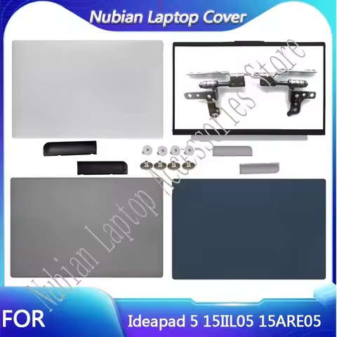 NEW For Ideapad 5 15IIL05 15ARE05 15ITL05 ideapad 5-15 2020 2021 LCD Back Cover Front Bezel Hinges R