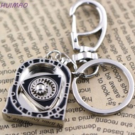 HUIMAO Spinning Rotor Keychain, Zinc Alloy Mechanical Automotive Engine Rotary Keyring, Bag Charm Hi
