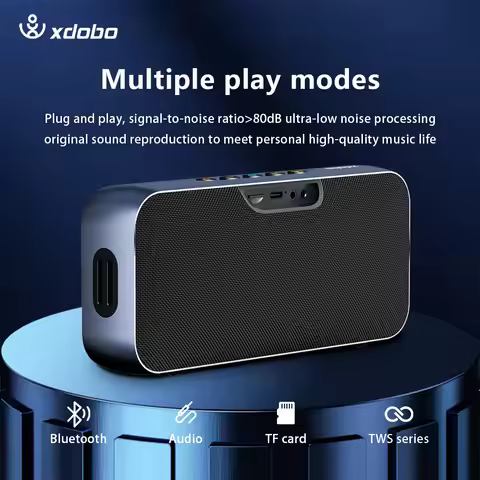 XDOBO LUXE Bluetooth Speaker Wireless 60W Soundbar Power Subwoofer Deep Bass Home Outdoor Fun Campin