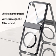 For Samsung Galaxy Flip 7 phone case Flip 7 case film integrated casing magnetic suction hinge Flip 