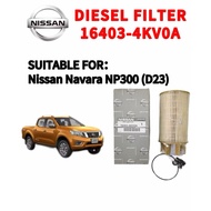 DIESEL FILTER/FUEL FILTER NISSAN NAVARA NP300 (D23) (2015~) (16403-4KV0A)
