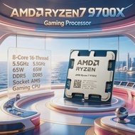 AMD | AMD Ryzen 7 9700X 8-Core 16-Thread 3.8GHz PCIe 5.0 DDR5 L3=32M 4NM Up to 5.5GHz Socket AM5 65W