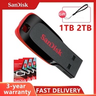 Pendrive USB 2.0 Sandisk Flash Drive 125GB 256GB 512GB 1TB 2TB Memory Stick Pen Type Driver