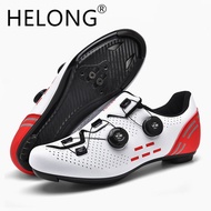 HELONG 2023 cycling shoes mtb bike sneakers cleat Non-slip Men's Mountain biking shoes Bicycle shoes spd road footwear speed carbon