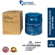 HYUNDAI STAREX KIA SORENTO KIA PREGIO VAN OIL FILTER 26330-4A001/26300-42040/26330-4X000