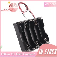 5 x 1.5V AA Battery Slot Holder Case Box Wire Black