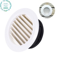 GentleHappy Exterior Wall Air Vent Grille Plastic Round Air Exhaust Vent Grille Ducting .