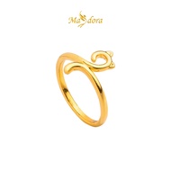 MASDORA 999 Gold Ring Rings Cincin Emas ~ Golden Kitty Cat (EMAS 999/24K)