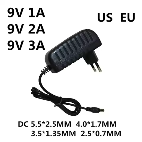1PCS AC / DC Adapter DC 9V 1A 2A 3A AC 100-240V Converter power Adapter 9 V Volt 1000MA Charger Powe