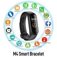 M4อัจฉริยะนาฬิกาอัจฉริยะสายรัดข้อมือFitness Tracker Smartwatchนาฬิกาข้อมือเพื่อสุขภาพการออกกำลังกายPedometer