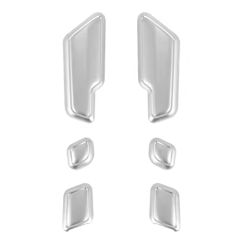 6Pcs Chrome Car Door Seat Adjust Buttons Switch For Mercedes-Benz E Class W204 W205 W212 W218 X204 X