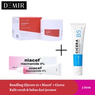Bundling Glycore 10 + Niacef + Cicira Skin Brightening/