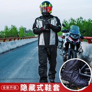 เสื้อกันฝน Blue Lion สำหรับผู้หญิง ชุดกันฝนมอเตอร์ไซค์แบบแยกชิ้น กันฝน ป้องกันน้ำ สำหรับนักแข่งรถไฟฟ