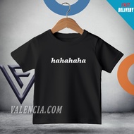 "𝐑𝐞𝐚𝐝𝐲 𝐒𝐭𝐨𝐜𝐤" Hahahaha Text Print KIDS UNISEX BOY'S AND GIRL'S SOFT COMFORTABLE T-SHIRT 100% COTTON 